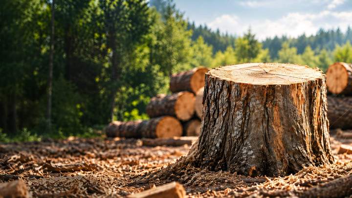 Sciage et découpe de bois franc Dixville