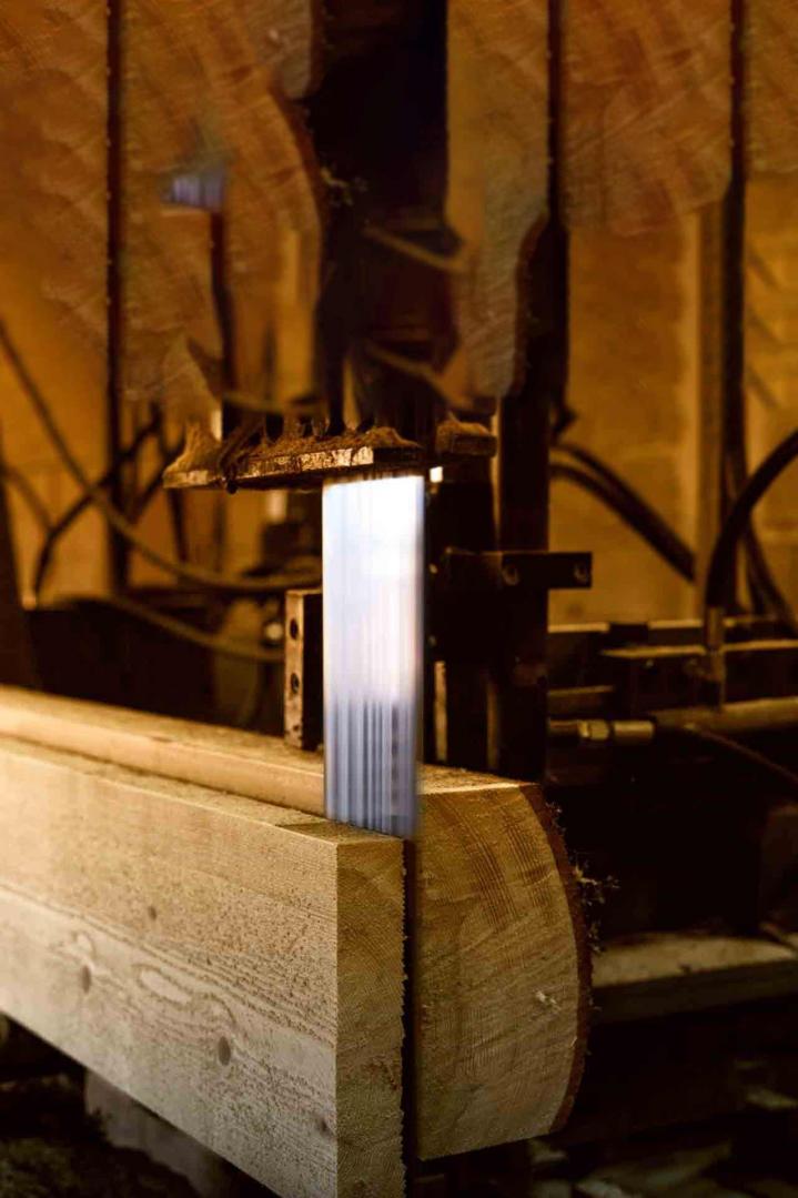 Sciage de bois franc Estrie